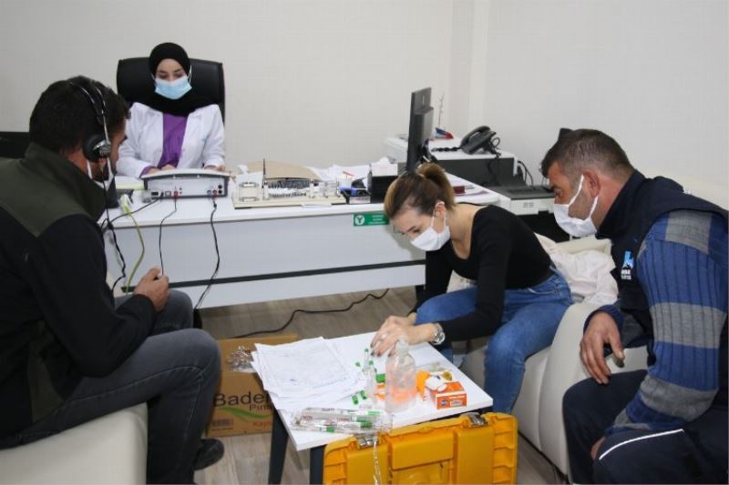 Kayseri Hacılar Belediyesi personeline sağlık taraması