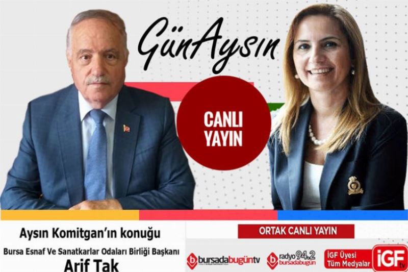 BESOB Başkanı Arif Tak canlı yayında konuşuyor