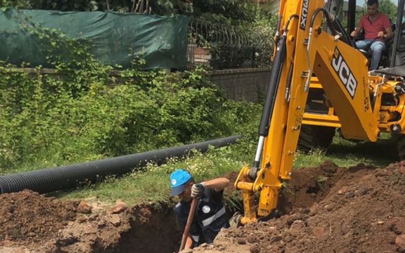 Sakarya Karasu’ya yeni kanalizasyon hattı