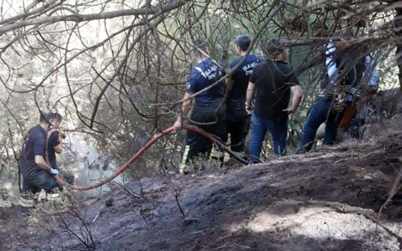 Manisa Alaşehir’de yangın kontrol altına alındı