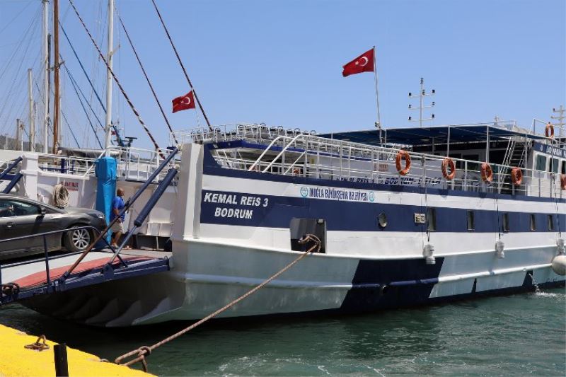 Bodrum-Datça feribot seferlerine yoğun ilgi