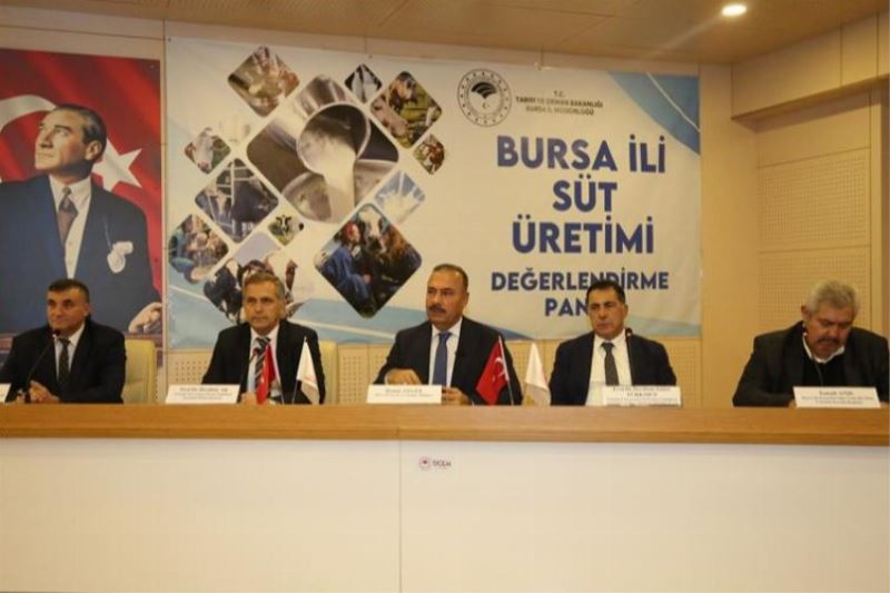 Bursa süt üretimini değerlendirdi