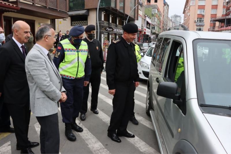 Rize Valisi Çeber’den, “Bayramınız Kemerli Olsun” denetimi 