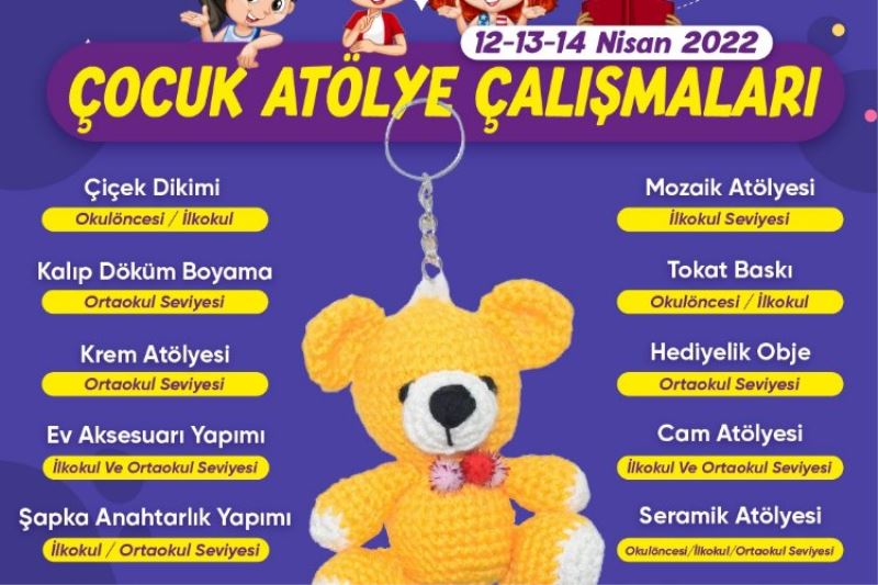 Kocaeli İzmit Belediyesi çocukların ara tatilini renklendirecek