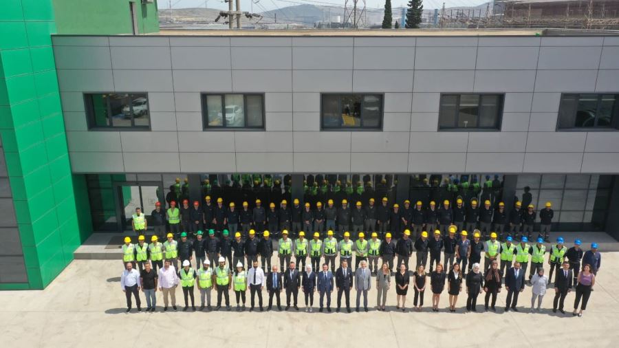 İzmir’in en büyük sıcak daldırma  galvaniz tesisi Azra Galvaniz açıldı