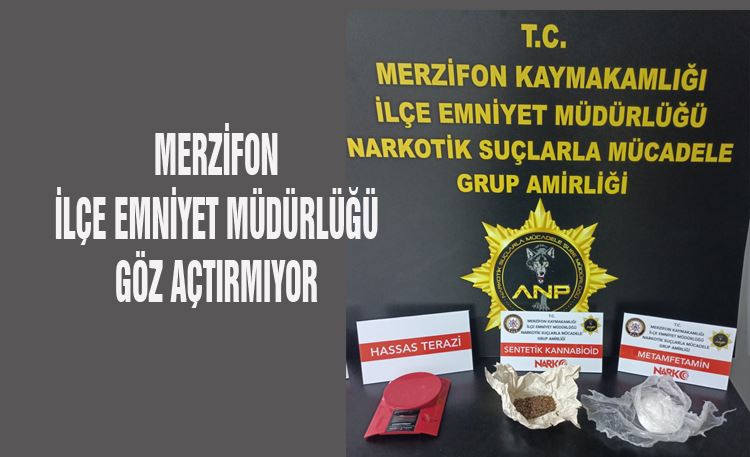 MERZİFON İLÇE EMNİYET MÜDÜRLÜĞÜ GÖZ AÇTIRMIYOR