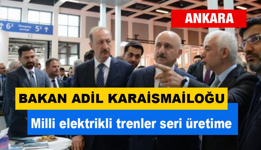 Milli elektrikli trenler seri üretime başladı