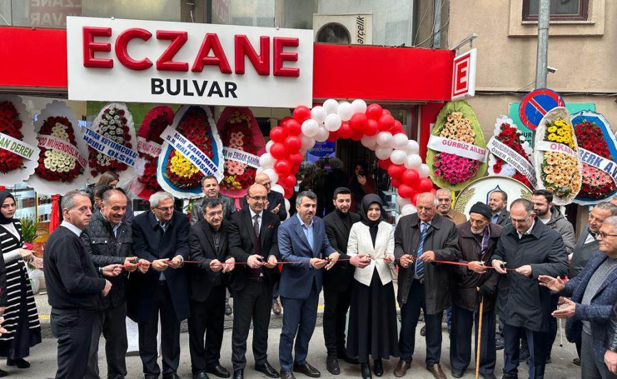 Eczane Bulvar, törenle hizmete açıldı