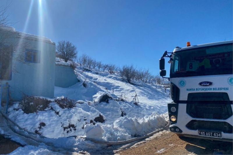 Manisa MASKİ, Malatya köylerine tankerlerle su taşıyor