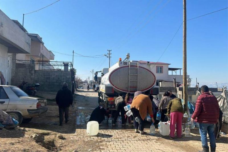 Afet bölgesi içmesuyu sorununa seyyar çözüm