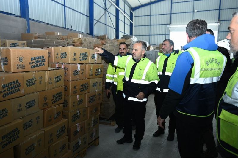 Hatay için Bursa canla başla çalışıyor