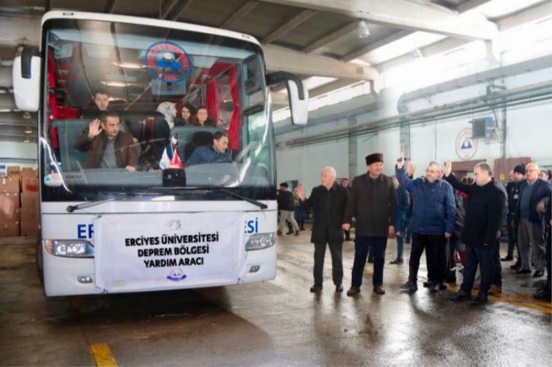 Kayseri ERÜ yara sarıyor