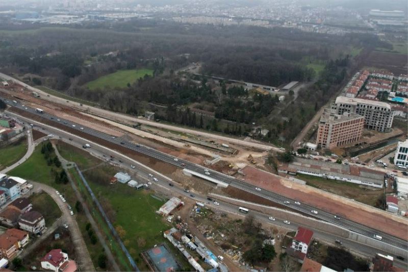 Alikahya Stadyum yolu süratle devam ediyor