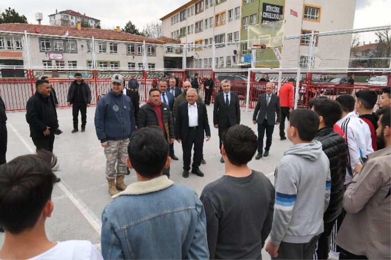 Kayseri protokolünden deprem bilgilendirmesi