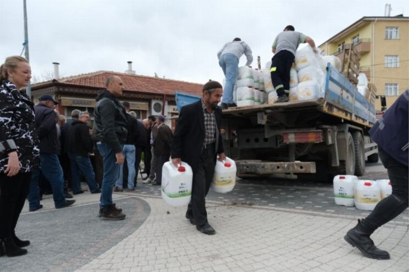 Küçük çiftçiye sıvı gübre desteği