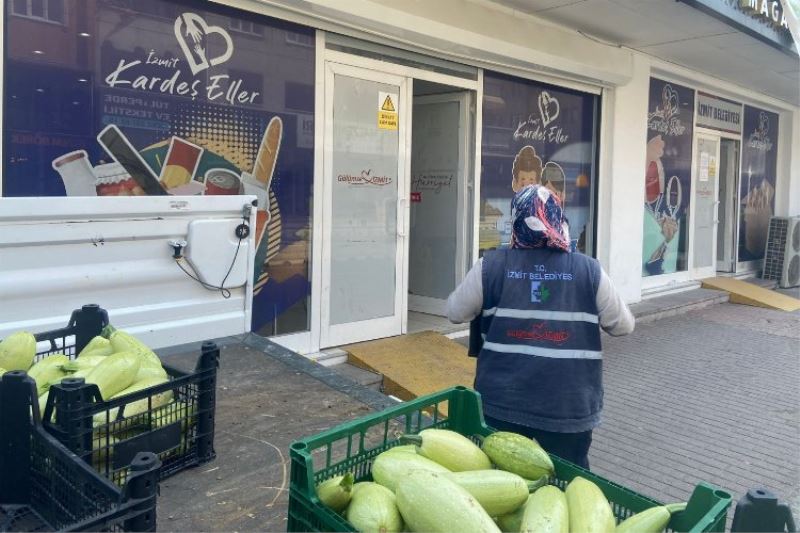 İzmit’in hasadı halkına ulaşıyor