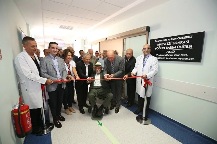 Dr. Mustafa Adnan Özderici Yoğun Bakım Ünitesi açıldı