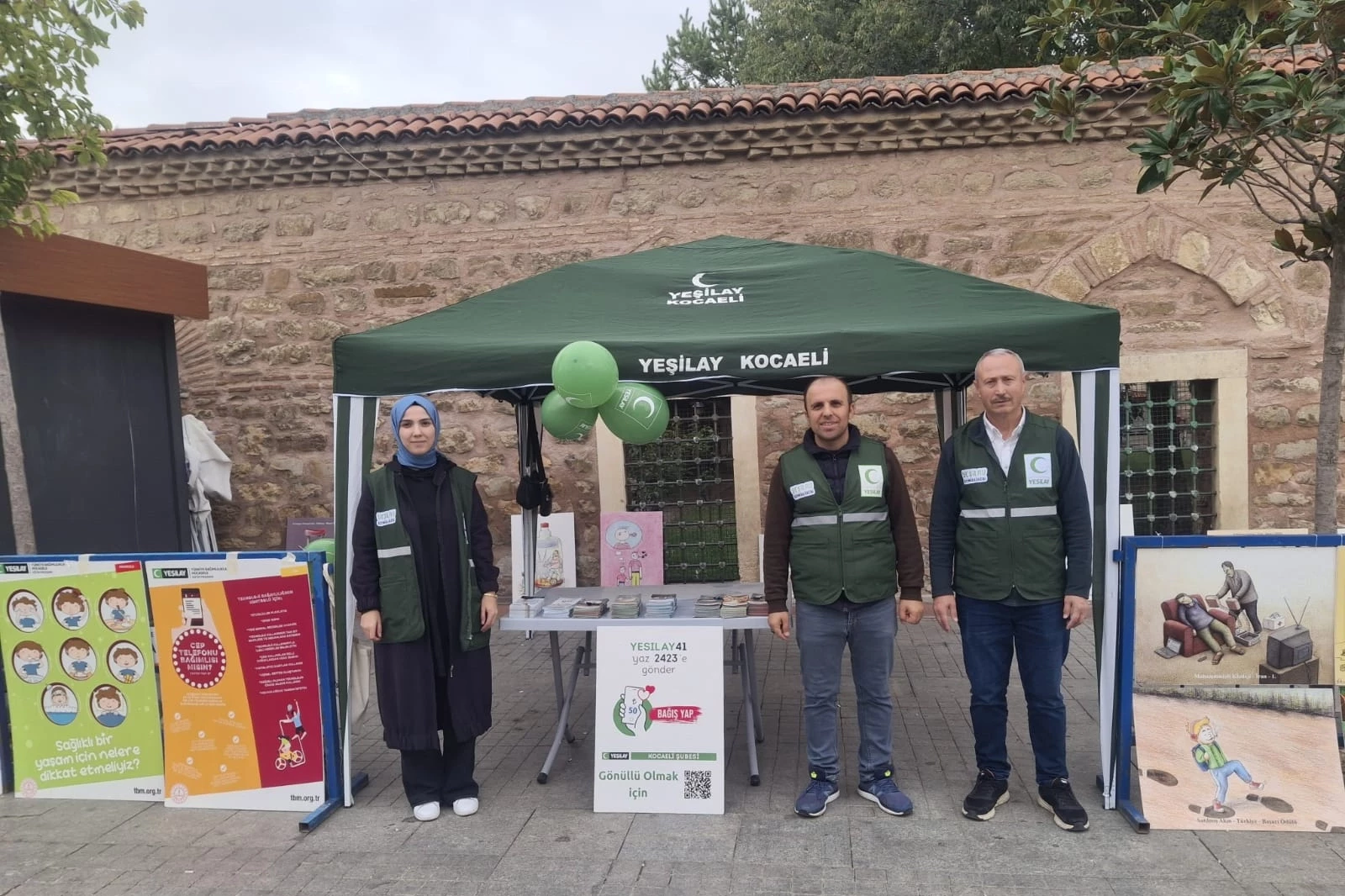 Yeşilay Gebze standına yoğun ilgi