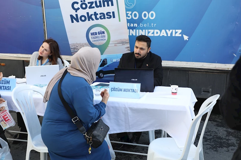 Yerinde çözüm ekibimiz ile yurttaşlarımızın talep ve önerilerini dinliyoruz