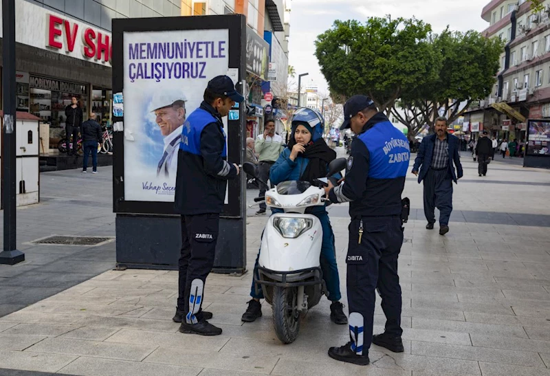 Büyükşehir Zabıtası’ndan Tarsus Yarenlik Alanı’nda Denetim