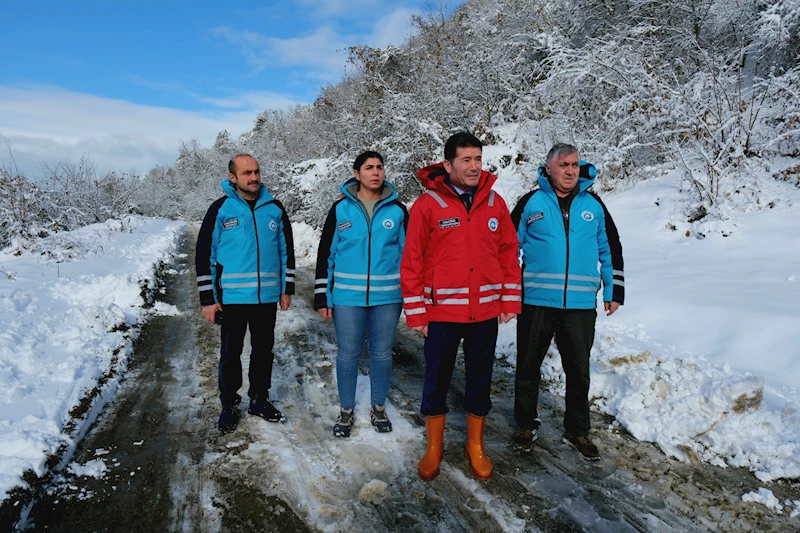 Ortahisar’da karla mücadele seferberliği sürüyor