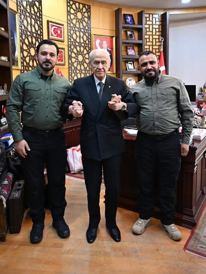 SMO Komutanları ve Türkmen Lider, Devlet Bahçeli’yi Ziyaret Etti