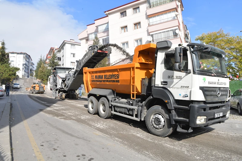 Mamak Belediyesi’nin Bir Yıllık Asfalt Mesaisi