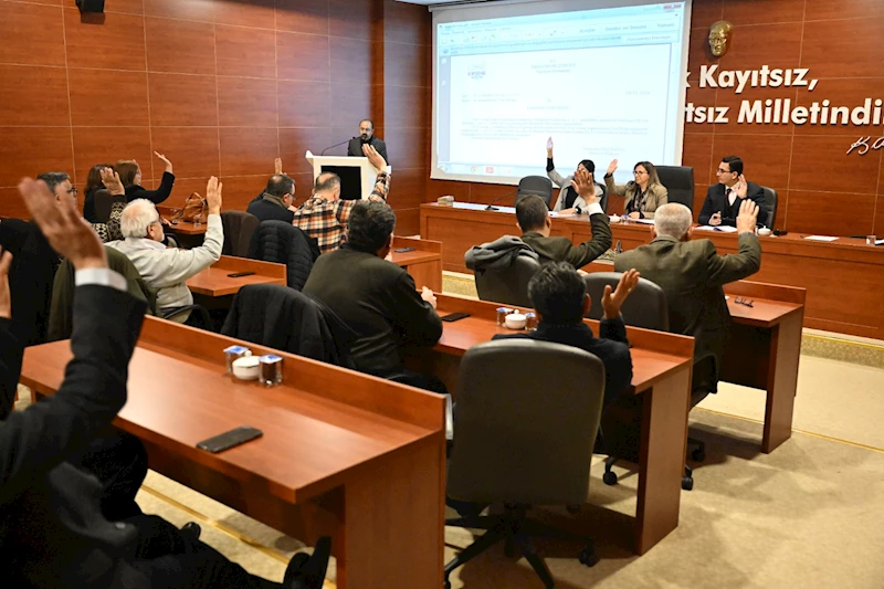 ARALIK AYI BELEDİYE MECLİSİ TOPLANDI