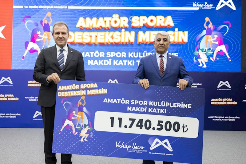 Mersin Büyükşehir’den Amatör Spor Kulüplerine Destek