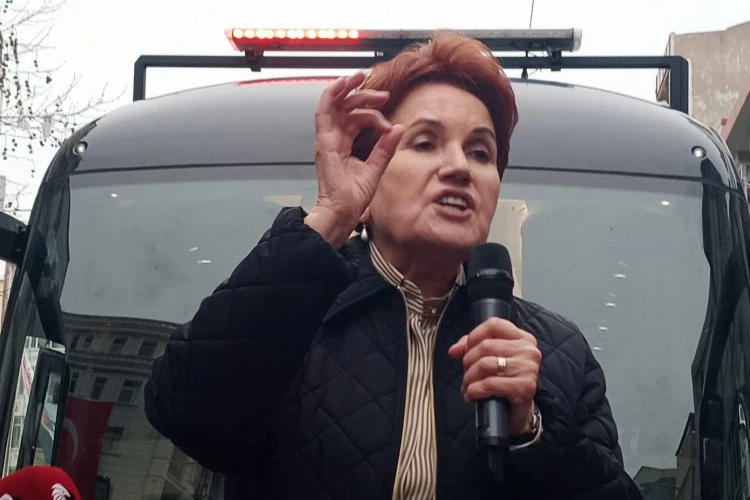 İYİ Parti Lideri Meral Akşener Keşan