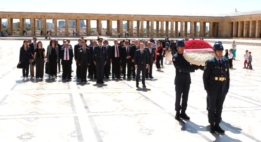 Türkiye Perakendeciler Federasyonu’ndan Anıtkabir’e ziyaret..