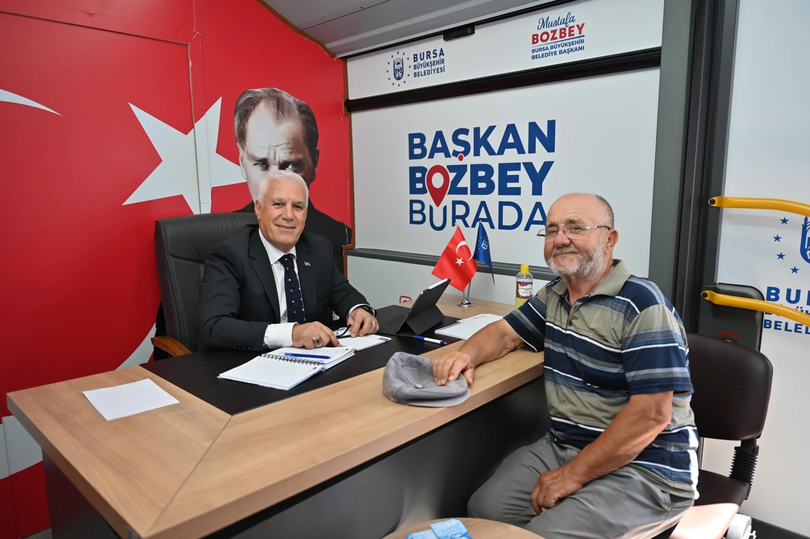 Başkan Bozbey, makamını bu kez Yenişehir’e taşıdı