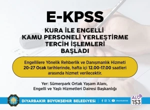 Büyükşehir Belediyesinden engellilere tercih danışmanlığı hizmeti