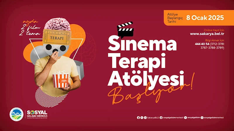 Sinema Terapi Atölyesi başlıyor: İlk ders 8 Ocak’ta