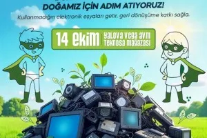 Yalova Belediyesi ve Teknosa E-Atık Geri Dönüşümü İçin İş Birliği Yaptı