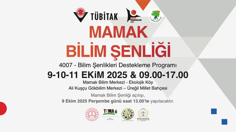 Mamak Bilim Şenliği Dört Merkezde Eş Zamanlı Başlıyor