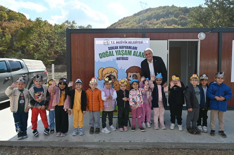 Bozüyük Belediyesi Sokak Hayvanları Doğal Yaşam Alanı hizmete girdi