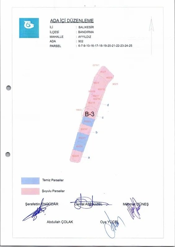 Ayyıldız Mahallesi 902 Ada İçi Düzenlemesi Onaylandı