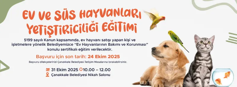 Ev Hayvanları Yetiştiricilerine Sertifikalı Eğitim Programı