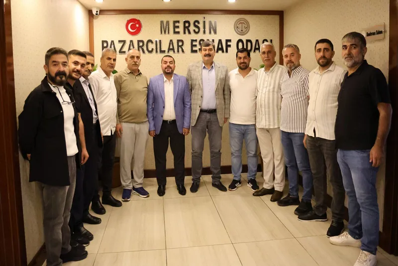 BAŞKAN YILDIZ’DAN PAZARCILAR ODASINA ZİYARET