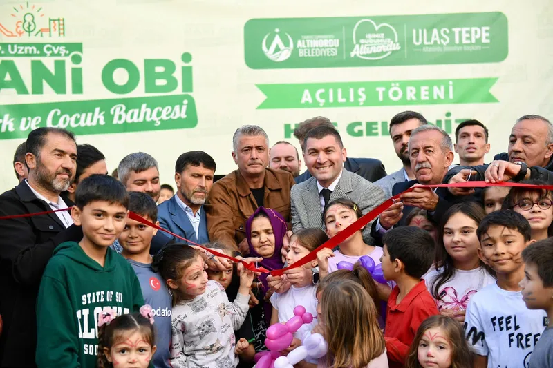 Şehit Kani Obi Park ve Çocuk Bahçesi Hizmete Açıldı
