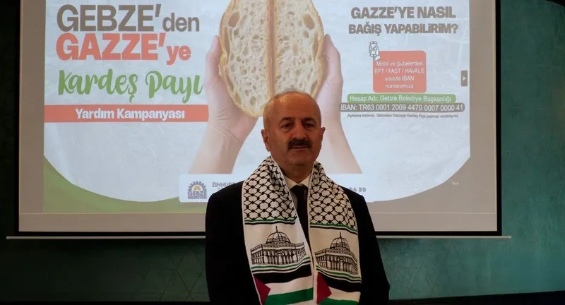 Gebze Belediyesi Gazze İçin Yardım Kampanyası Başlattı