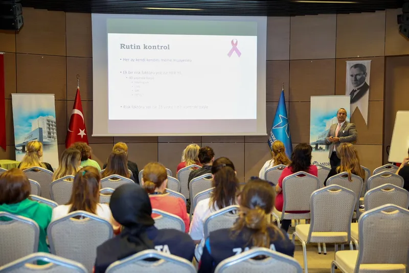 PERSONELE ‘MEME KANSERİ FARKINDALIK’ SEMİNERİ DÜZENLENDİ