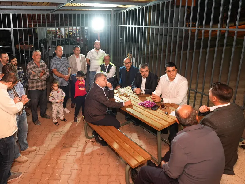 BAŞKAN YILMAZ’DAN SELİMİYE MAHALLESİ’NE GECE ZİYARETİ