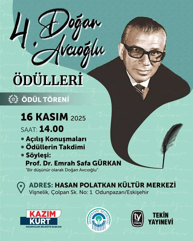 4. Doğan Avcıoğlu Ödülleri Sahiplerini Buldu