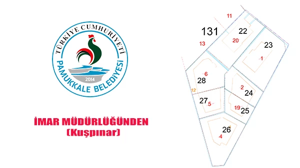 PAMUKKALE BELEDİYESİ İMAR MÜDÜRLÜĞÜNDEN DUYURU (Kuşpınar)