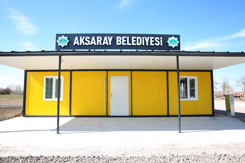 AKSARAY BELEDİYESİ’NDEN ŞOFÖR ESNAFINA KONFORLU BEKLEME NOKTASI