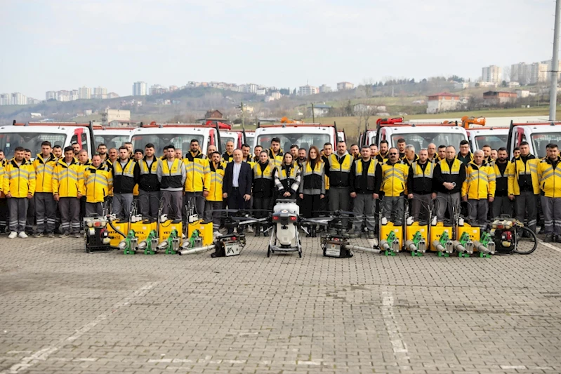 Büyükşehir vektörle mücadele için filosuna 33 yeni araç ekledi