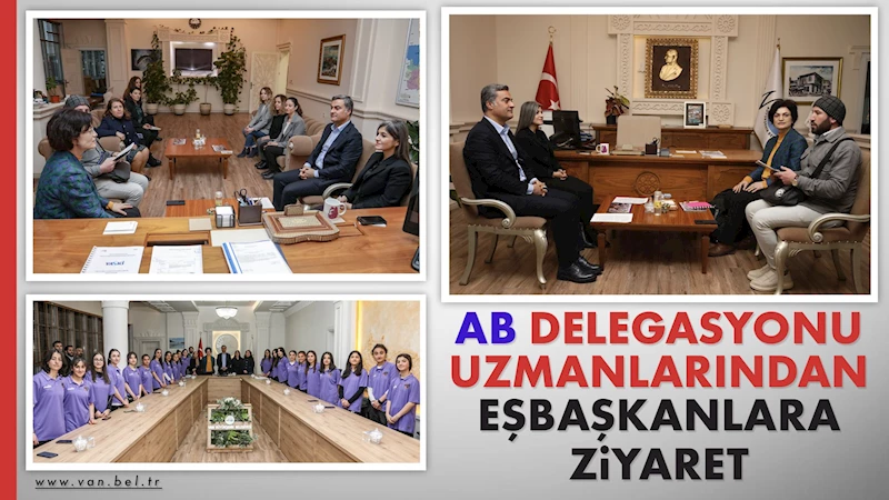 AB delegasyonu uzmanlarından Eşbaşkanlara ziyaret