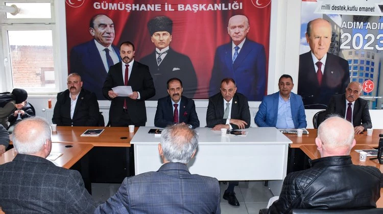BAŞKANIMIZ, MHP GÜMÜŞHANE İL TEŞKİLATIMIZ BAYRAMLAŞMA PROGRAMI